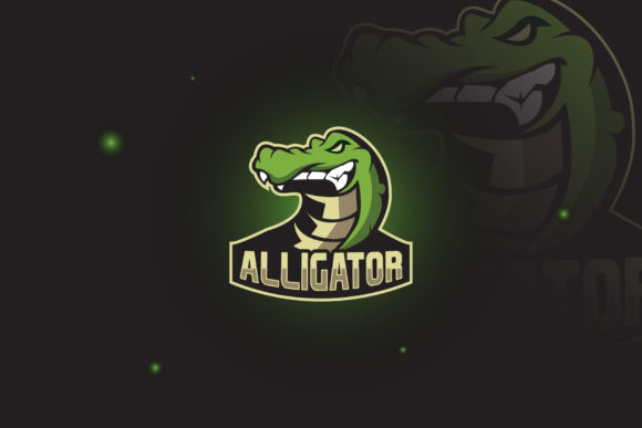 Alligator Logo E-Sport Gaming Graphics for Crafts