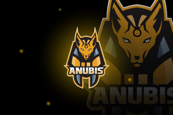 Anubis Logo E-Sport Gaming Graphics for Logos