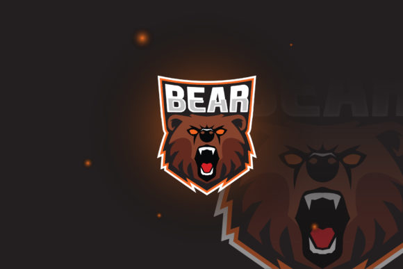 Bear Logo E-Sport Gaming: A Versatile Graphics & Logos Asset