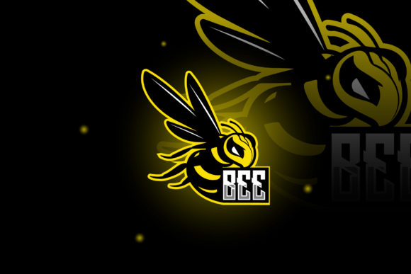 Bee Logo E-Sport Gaming Graphics for Crafters