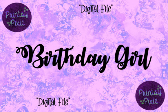 Birthday Girl Happy Birthday Graphics for Crafts