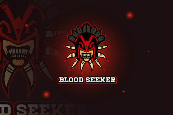 Blood Seeker Logo E-Sport Gaming Graphics & Logos