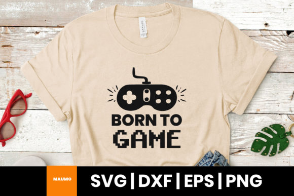 Born to Game: A Designer's Review of This Gaming Quote Graphics Asset