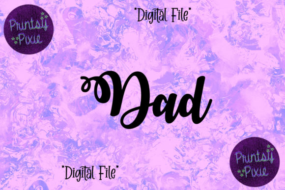 Dad Parenting Pregnancy Announcement Graphics for Crafts