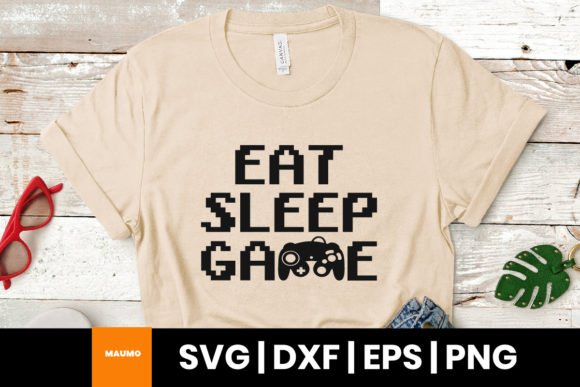 Eat Sleep Game... Gaming Quote Graphics & Print Templates Review