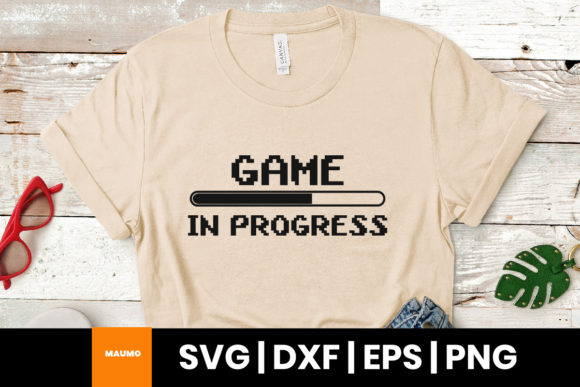 Game in Progress, Gaming Quote Graphics for Print Templates