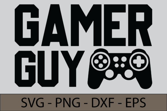 Gamer Guy: A Versatile Graphics Asset for Crafts and Digital Publishing
