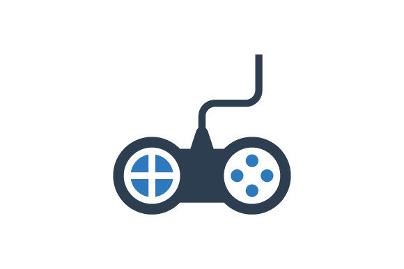 Gaming Control Device Icon for Modern Graphics and Icons