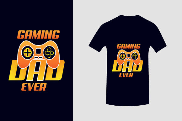 Gaming Dad Ever: A Versatile Graphics & Print Templates Asset
