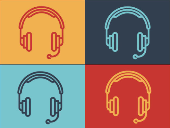 Gaming Headset Graphics and Logos for Modern Blogs
