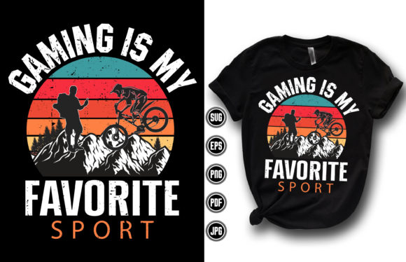 Gaming is My Favorite Sport Graphics and Print Templates Review