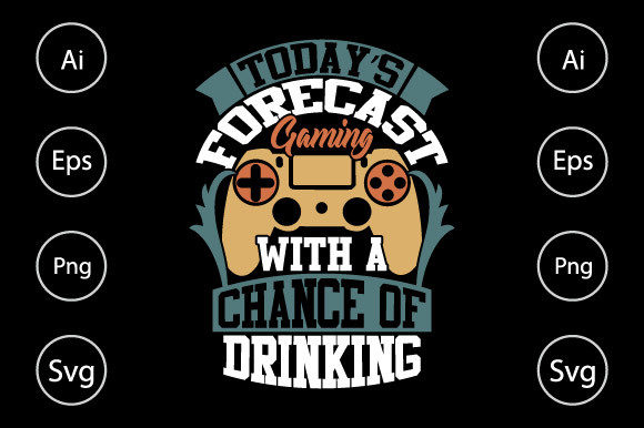 Happy Gamer Birthday Graphics for Crafts and Branding