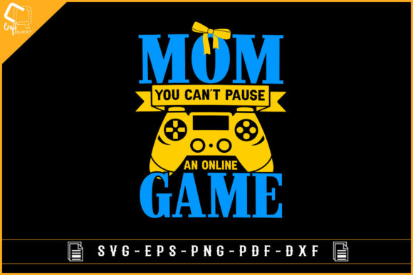 Mom and Gamer Lover Funny Design Svg Png for Crafts