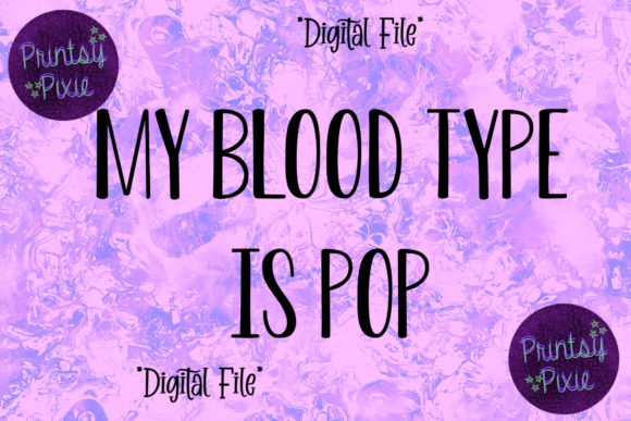 Pop Lover Graphics for Crafts and Creative Projects