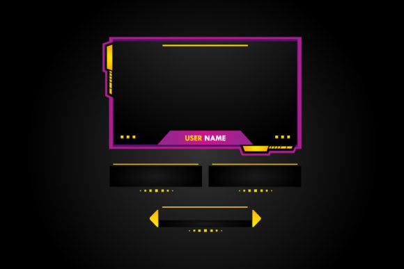 Purple Gaming Panel Set Design Concept Review