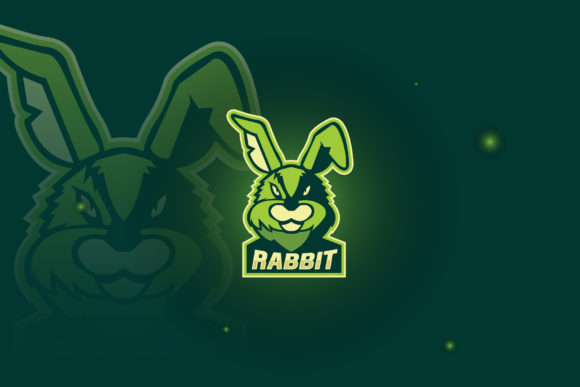 Rabbit Logo E-Sport Gaming Graphics for Logos