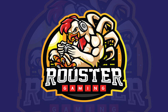 Rooster Gaming Mascot Logo Review for Real Embroidery