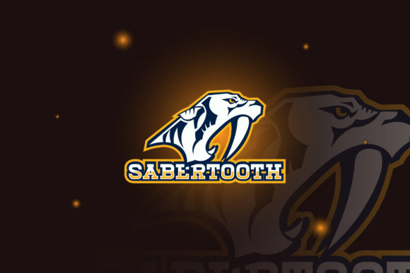 Sabertooth Logo E-Sport Gaming Graphics for Logos