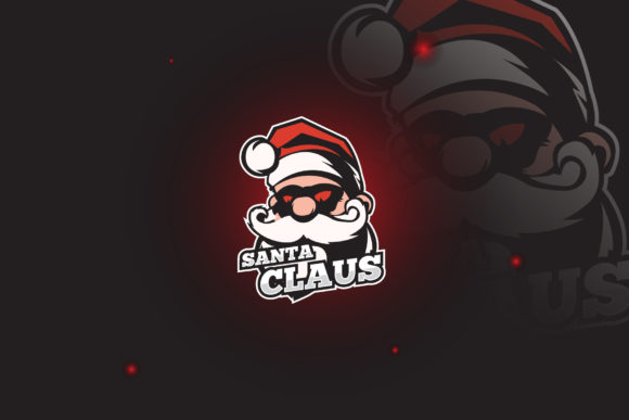 Santa Claus Logo E-Sport Gaming: Graphics and Logos for Sellers