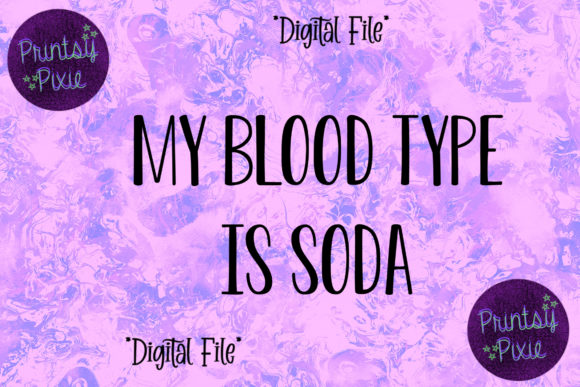 Soda Lover Graphics for Crafts and Creative Projects