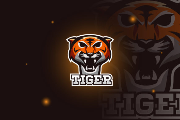 Tiger Logo E-Sport Gaming Graphics for Logos