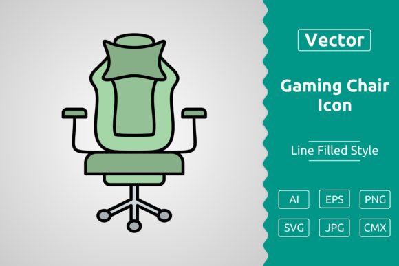Vector Gaming Chair Filled Outline Icon Review