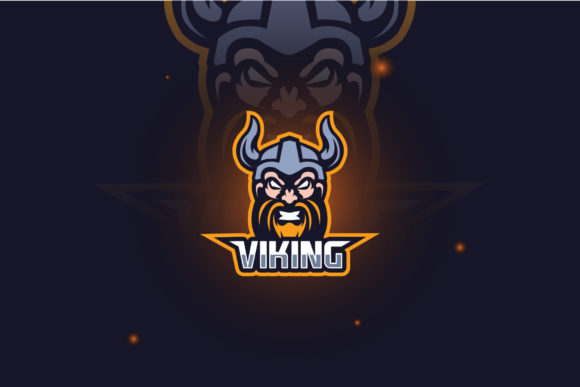 Viking Logo E-Sport Gaming Graphics for Logos